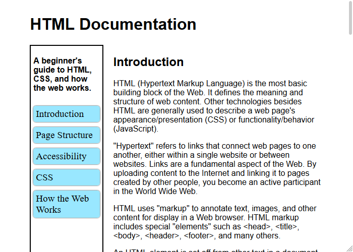 technical documentation preview